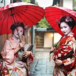 geishas lluvia maiko