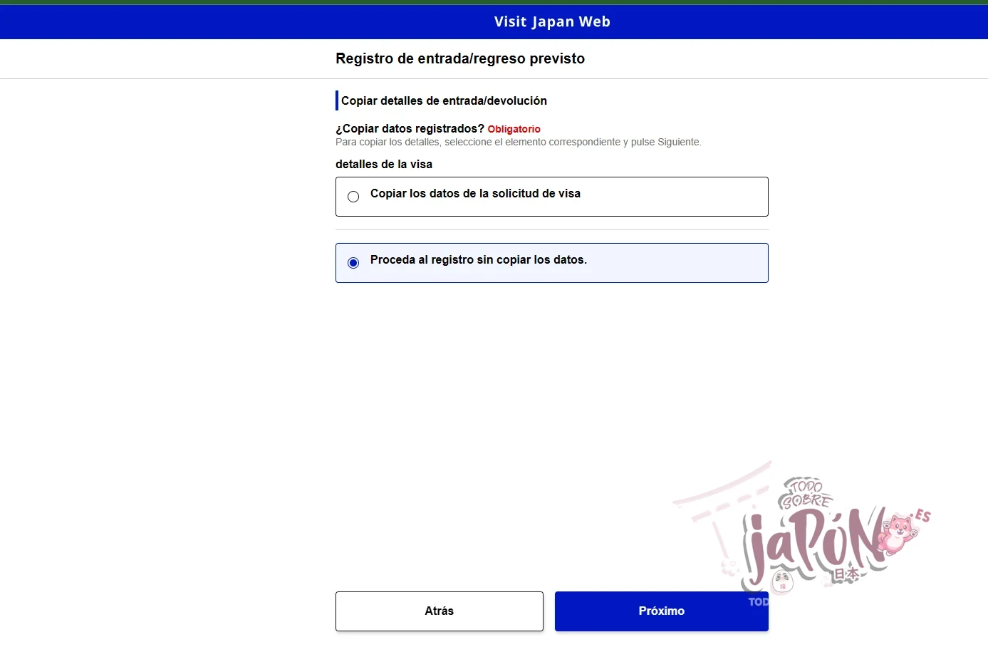 tutorial visit japan web